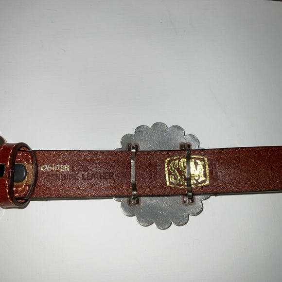 SSM Leather & Rhinestone Belt Size L - Picture 15 of 16